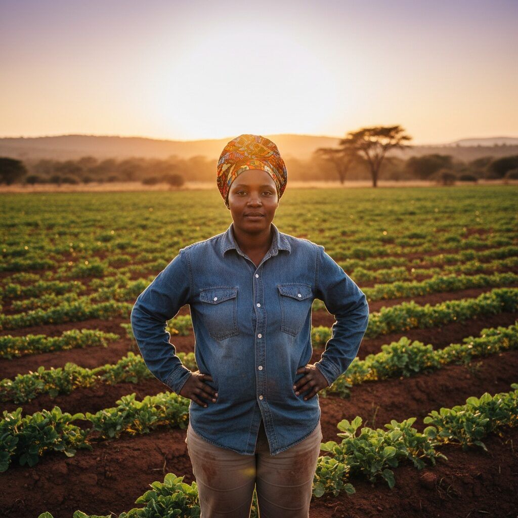 South African woman farmer in Limpopo